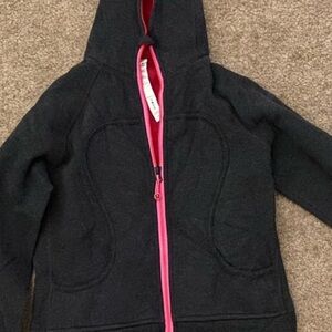💘💖Lululemon Hoodie Full Zip Sweater in Grey/Pink